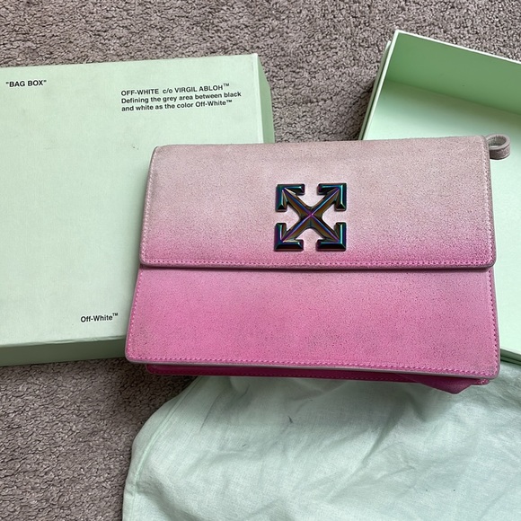 Off-White Jitney ombre cross body/clutch